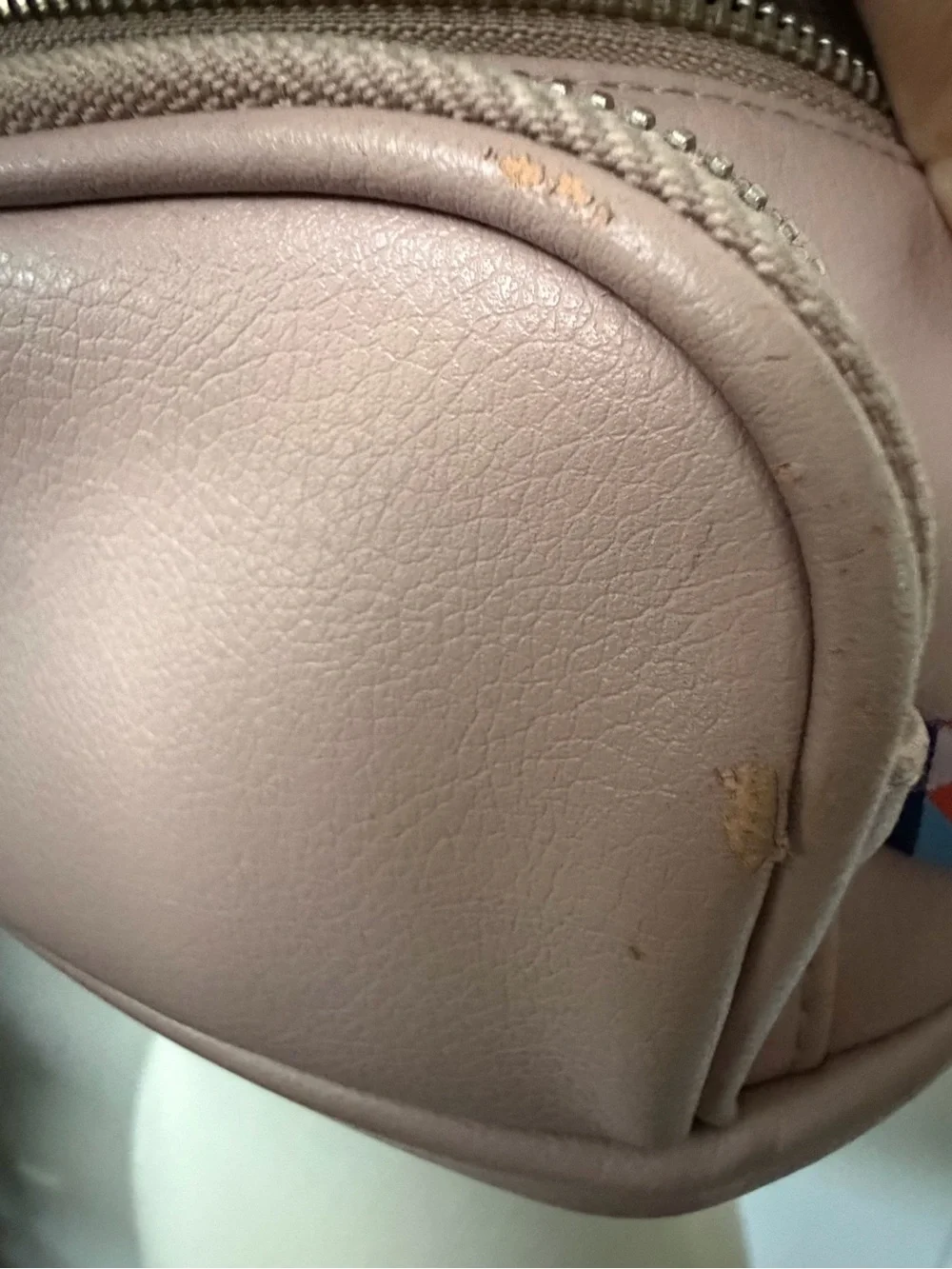 VEGAN LEATHER Dusty Rose Crossbody Baby Bag Sling